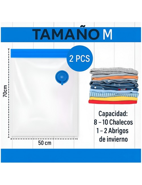 Bolsas Almacenamiento Al Vacio Ahorra Espacio Ropa Cobijas