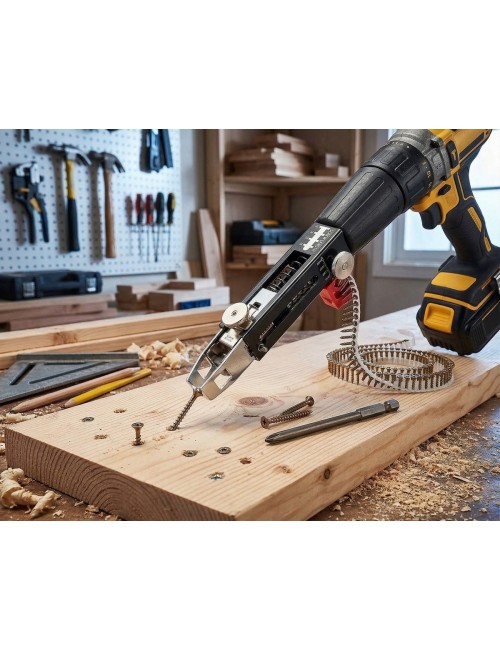 Adaptador Pistola Automatica Tornillos Drywall Para Taladro