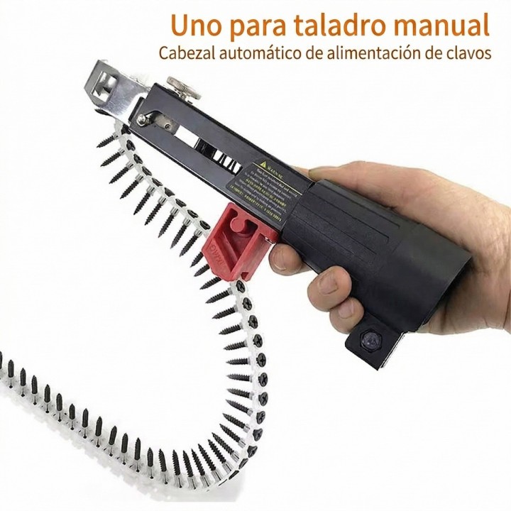 Adaptador Pistola Automatica Tornillos Drywall Para Taladro