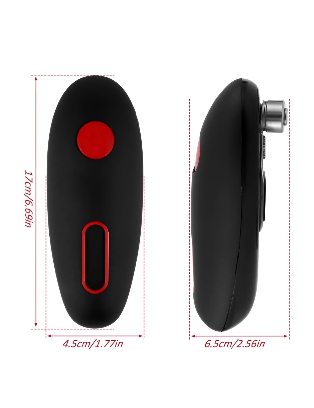 Abrelatas Electrico Automatico Profesional Sin Bordes Filoso