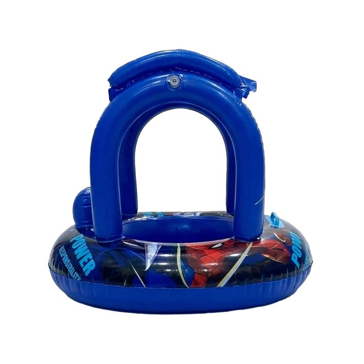 Flotador Inflable Para Bebé Con Techo Parasol Tematico