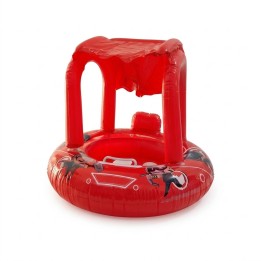Flotador Inflable Para Bebé Con Techo Parasol Tematico