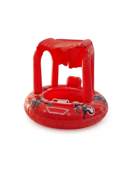 Flotador Inflable Para Bebé Con Techo Parasol Tematico