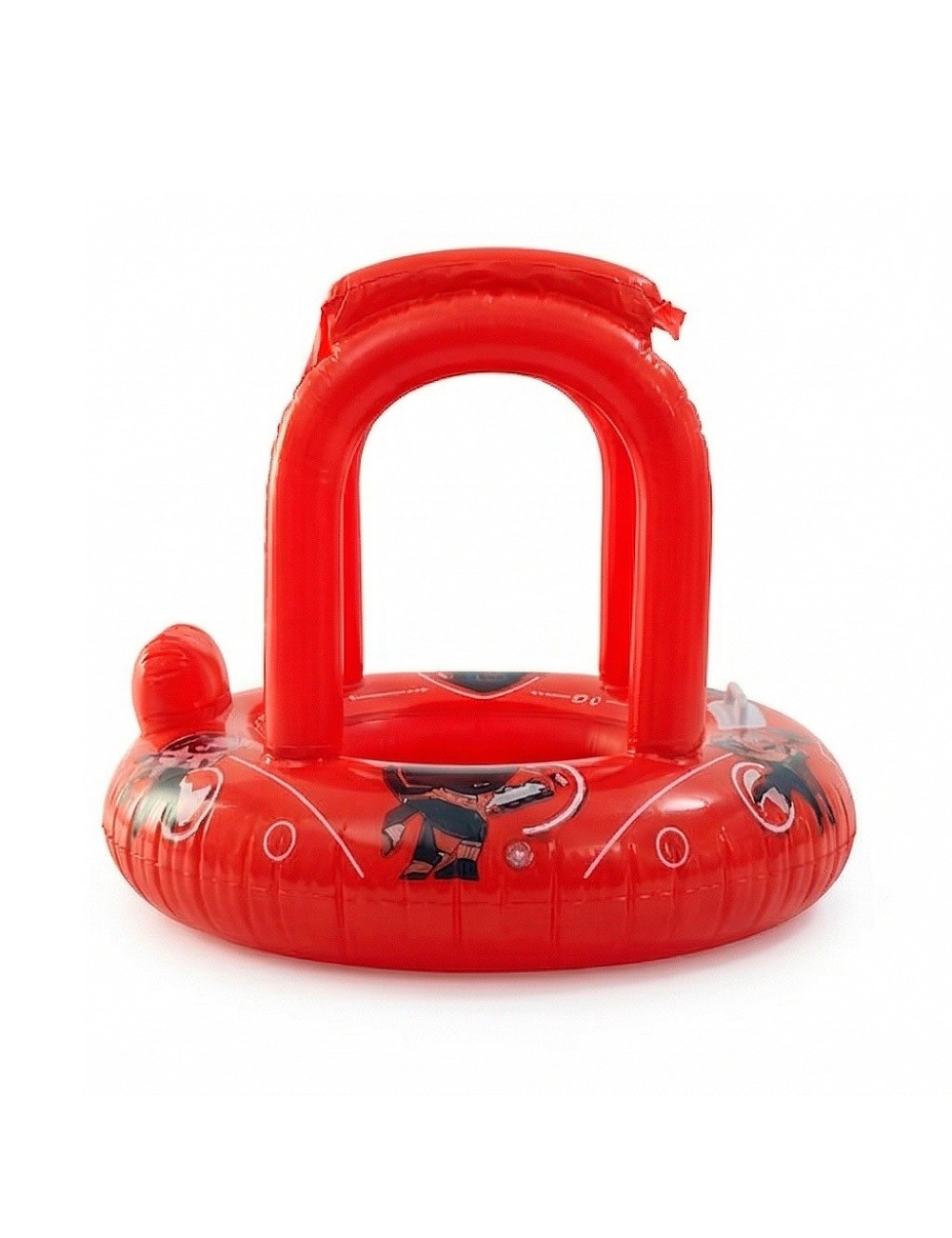 Flotador Inflable Para Bebé Con Techo Parasol Tematico