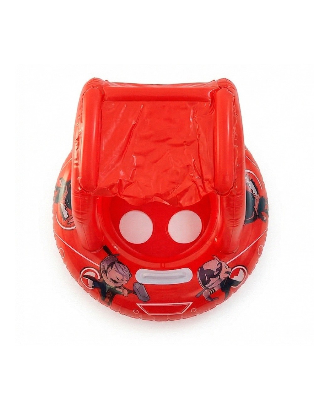 Flotador Inflable Para Bebé Con Techo Parasol Tematico