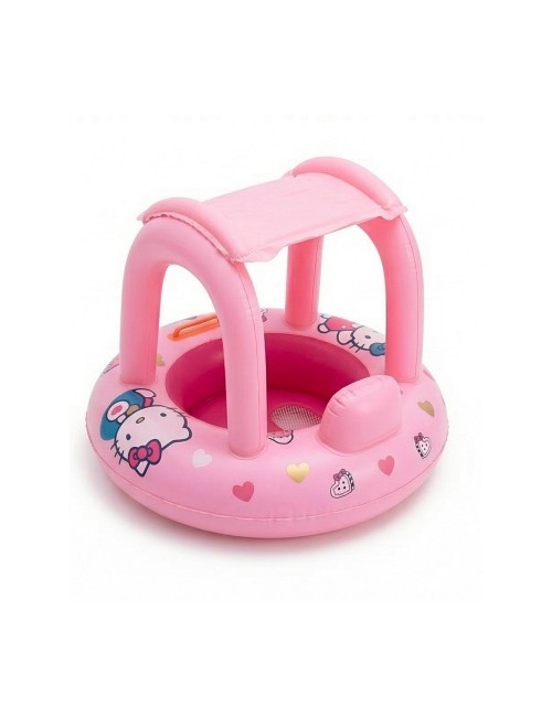 Flotador Inflable Para Bebé Con Techo Parasol Tematico