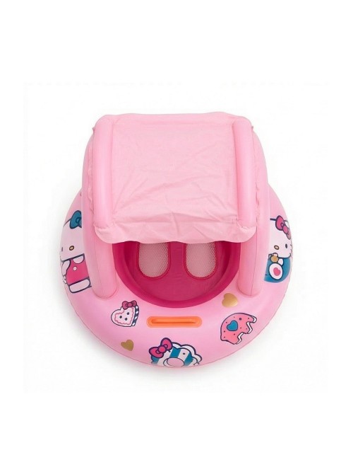 Flotador Inflable Para Bebé Con Techo Parasol Tematico