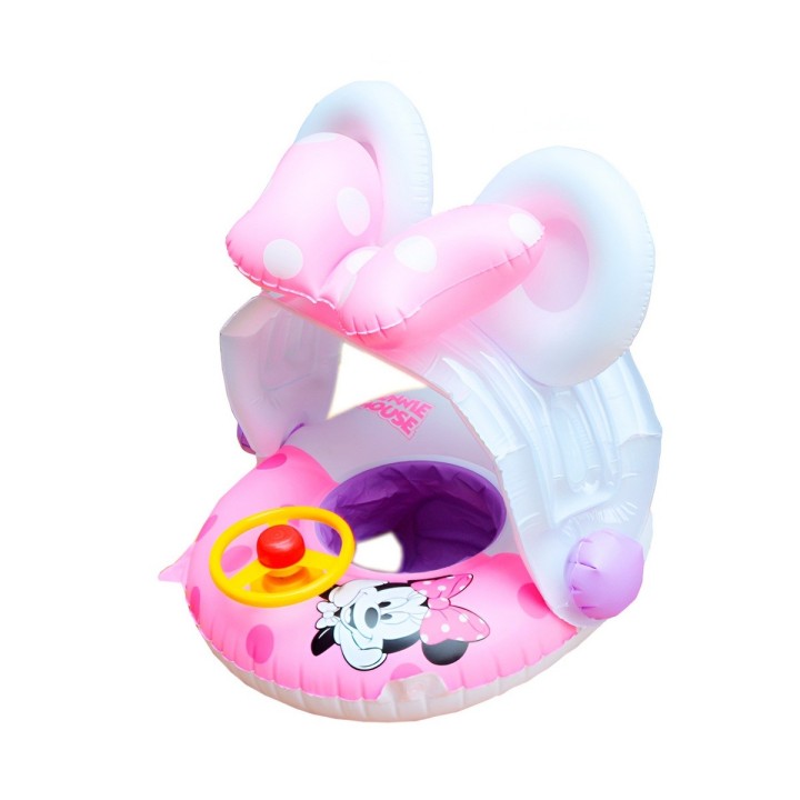 Flotador Inflable Para Niñas Diseño Princesas Techo Y Timón