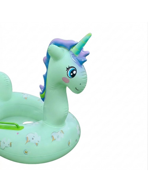 Flotador Inflable Para Niñas Diseño Unicornio Con Agarradera