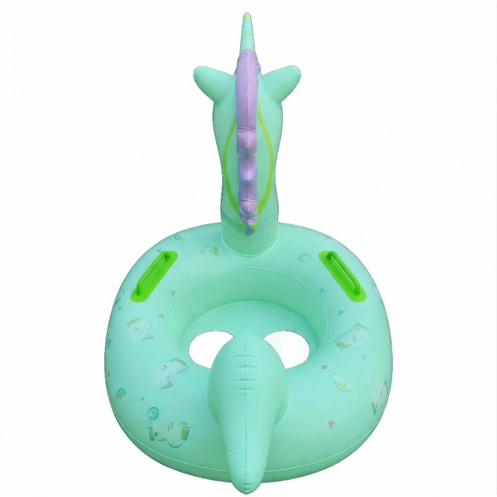 Flotador Inflable Para Niñas Diseño Unicornio Con Agarradera