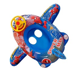 Flotador Inflable Para Niños Diseño Avion Con Timón Y Pito
