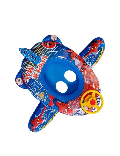 Flotador Inflable Para Niños Diseño Avion Con Timón Y Pito