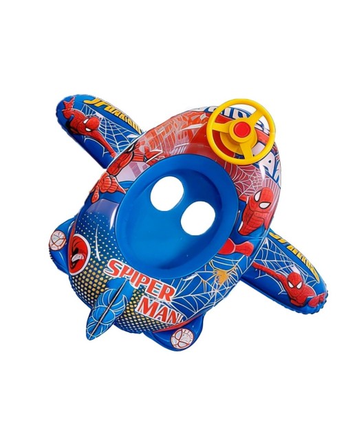 Flotador Inflable Para Niños Diseño Avion Con Timón Y Pito