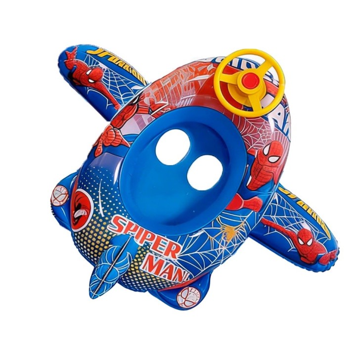 Flotador Inflable Para Niños Diseño Avion Con Timón Y Pito
