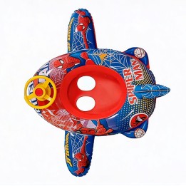 Flotador Inflable Para Niños Diseño Avion Con Timón Y Pito