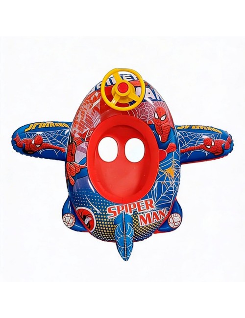 Flotador Inflable Para Niños Diseño Avion Con Timón Y Pito