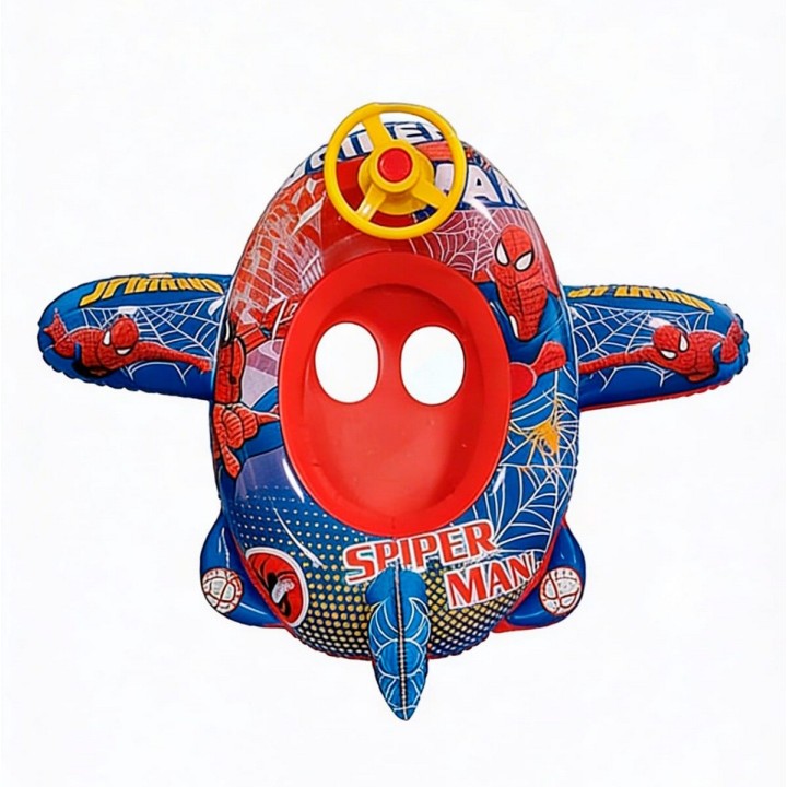 Flotador Inflable Para Niños Diseño Avion Con Timón Y Pito