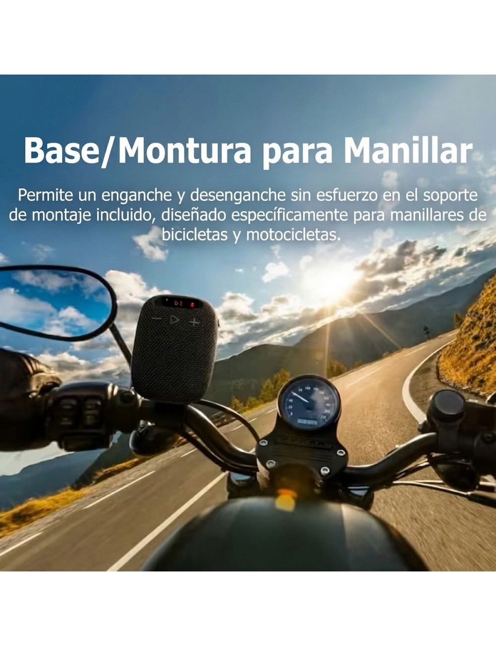 Audífono Altavoz Bluetooth Portátil Winds 3 Bicicleta Moto