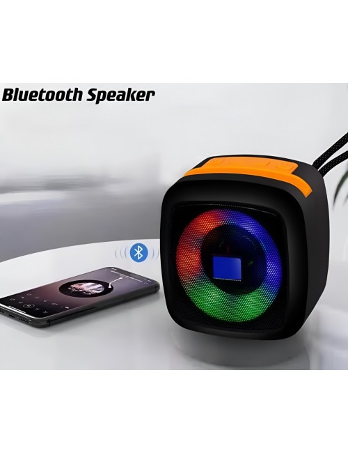 Parlante Bluetooth Portátil Dairu X-911 Luces Rgb 5w Usb Sd