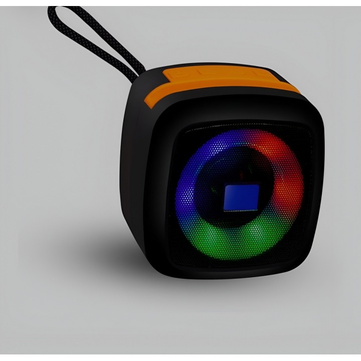 Parlante Bluetooth Portátil Dairu X-911 Luces Rgb 5w Usb Sd