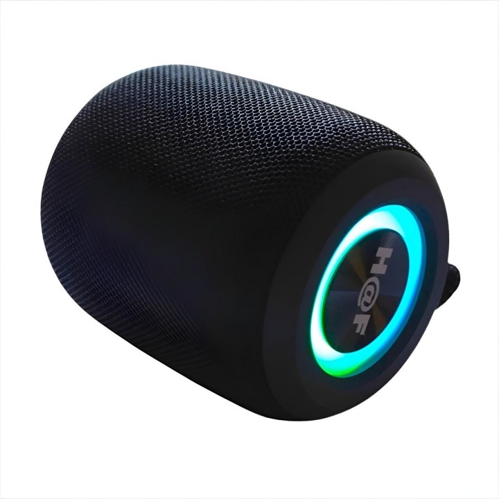 Parlante Bluetooth Compacto Hf-f105 Luces Rgb 10w Fm