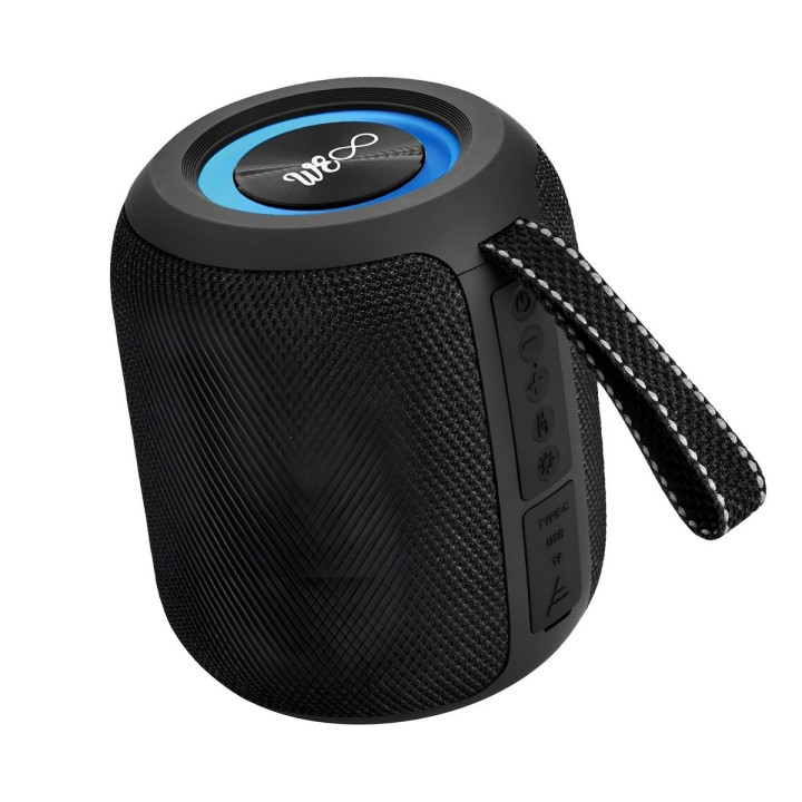 Parlante Bluetooth Compacto Hf-f105 Luces Rgb 10w Fm