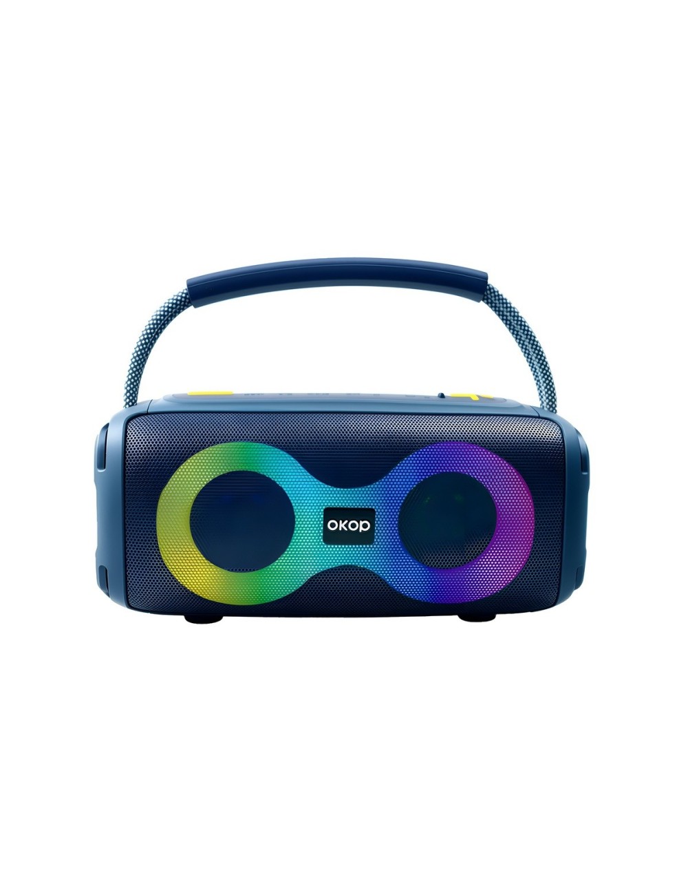 Parlante Bluetooth Portátil Kp-812 Luces Rgb 10w Potente