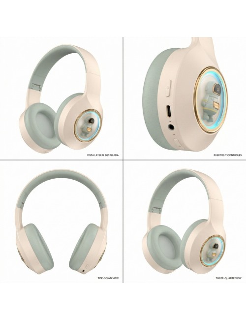 Audífonos Inalámbricos Astronauta Luz Led Unisex