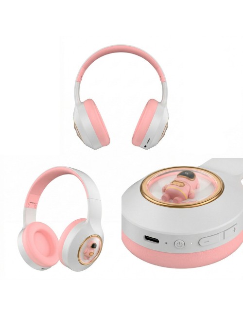 Audífonos Inalámbricos Astronauta Luz Led Unisex