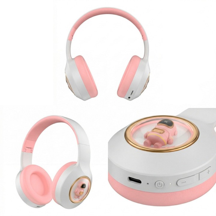 Audífonos Inalámbricos Astronauta Luz Led Unisex