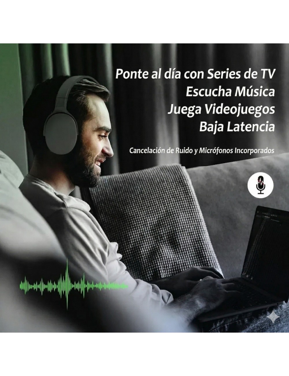 Audifonos Bluetooth Inalambricos Diadema Plegable Microfono