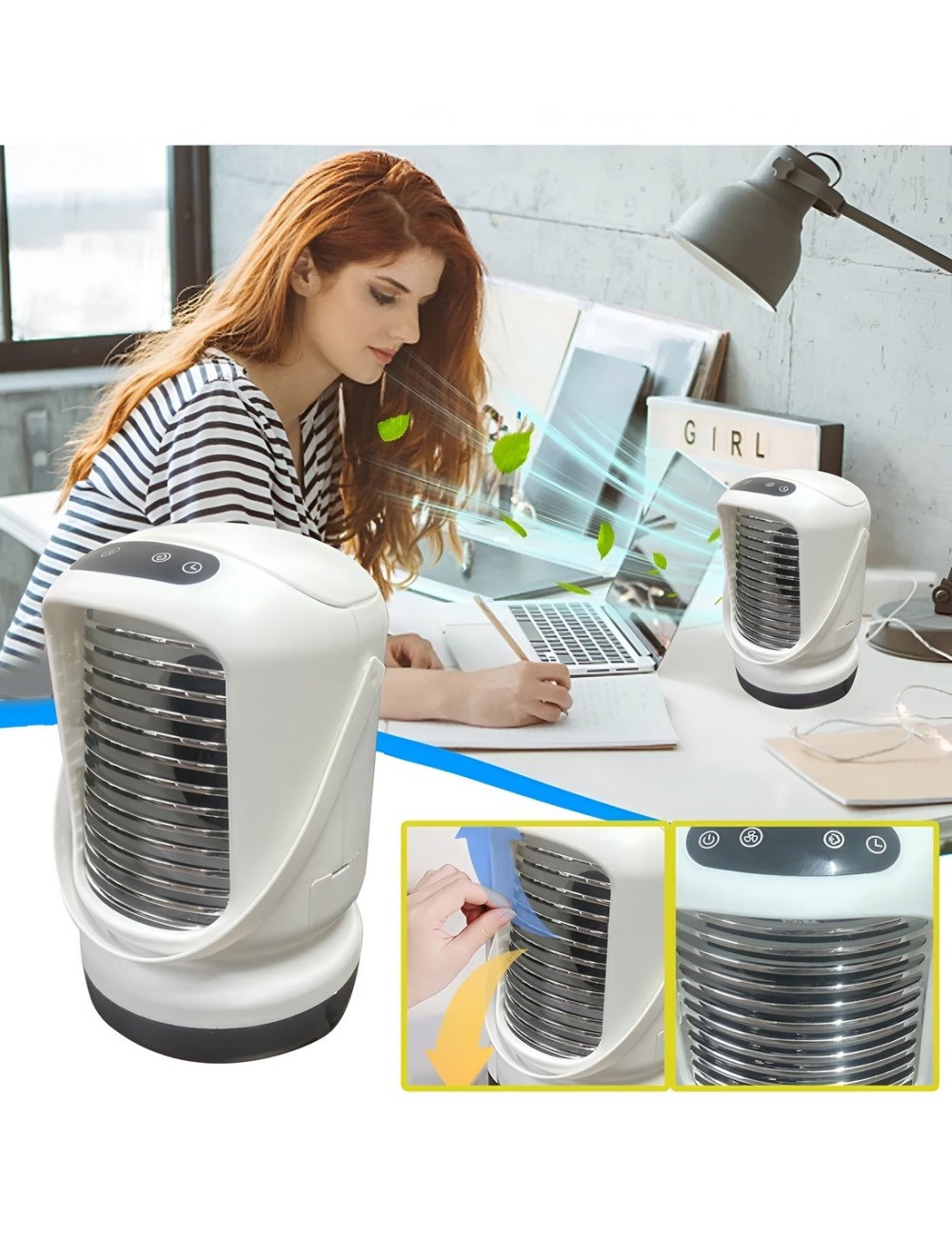 Enfriador Aire Portátil Humidificador Recargable Arctic 200%