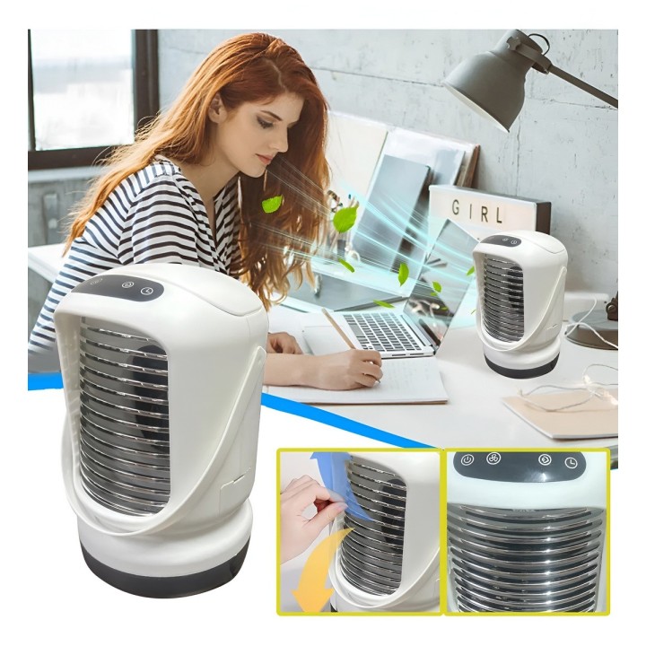 Enfriador Aire Portátil Humidificador Recargable Arctic 200%