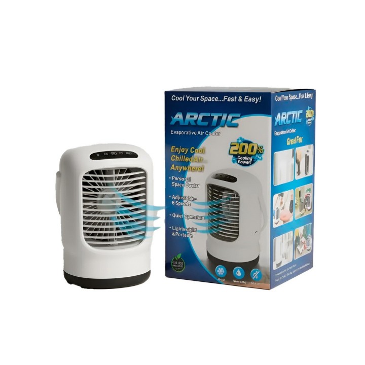 Enfriador Aire Portátil Humidificador Recargable Arctic 200%