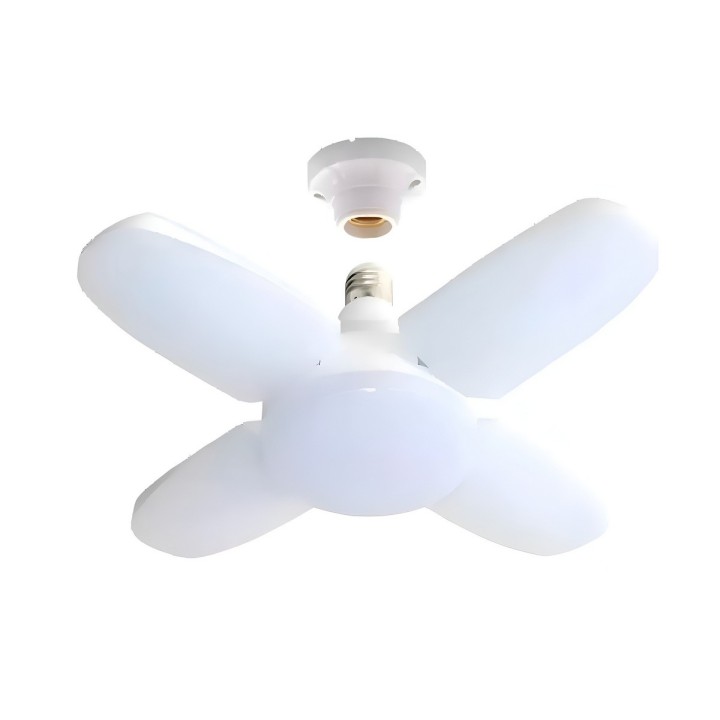 Bombillo Led Deformable 4 Aspas 60w Super Brillante E27
