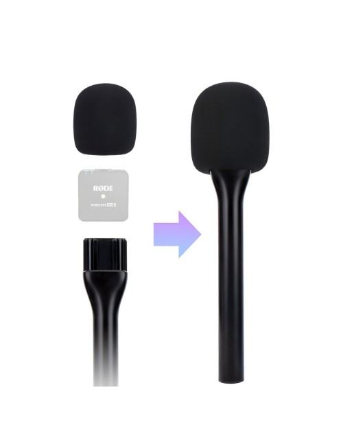 Adaptador De Mano Para Micrófono Inalámbrico Entrevistas