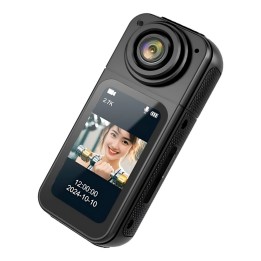 Mini Cámara Deportiva S70 2.7k Lente Giratorio 180 Wifi