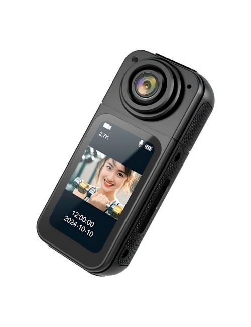 Mini Cámara Deportiva S70 2.7k Lente Giratorio 180 Wifi