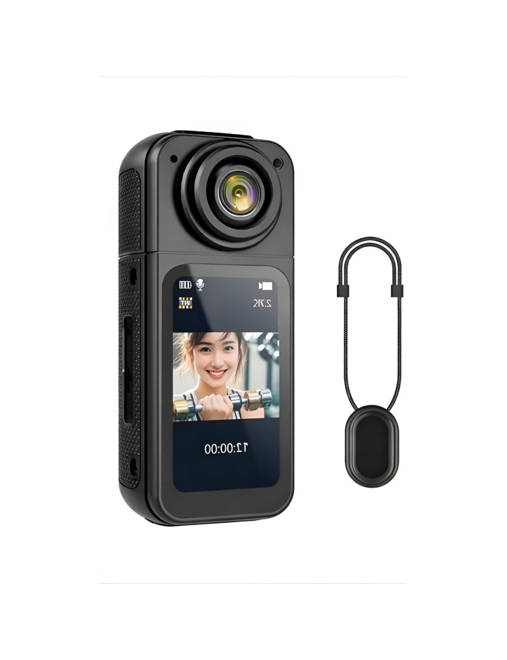 Mini Cámara Deportiva S70 2.7k Lente Giratorio 180 Wifi