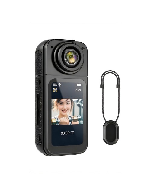 Mini Cámara Deportiva S70 2.7k Lente Giratorio 180 Wifi