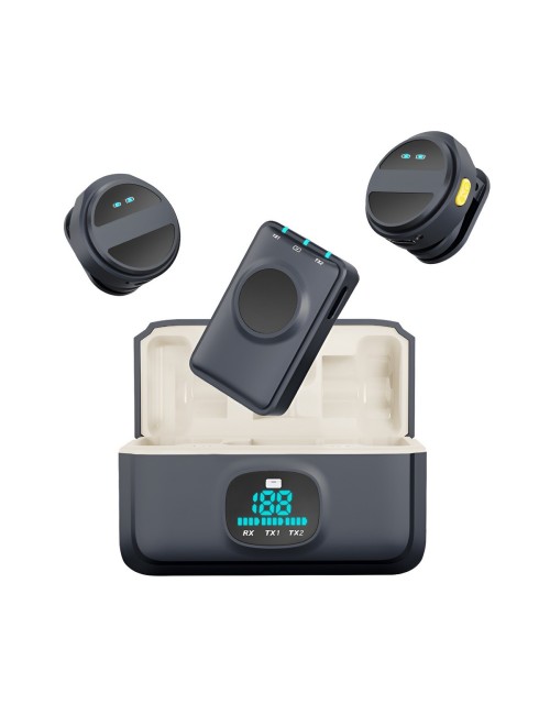 Micrófono Inalámbrico Solapa Sx21 Doble Reducción Ruido