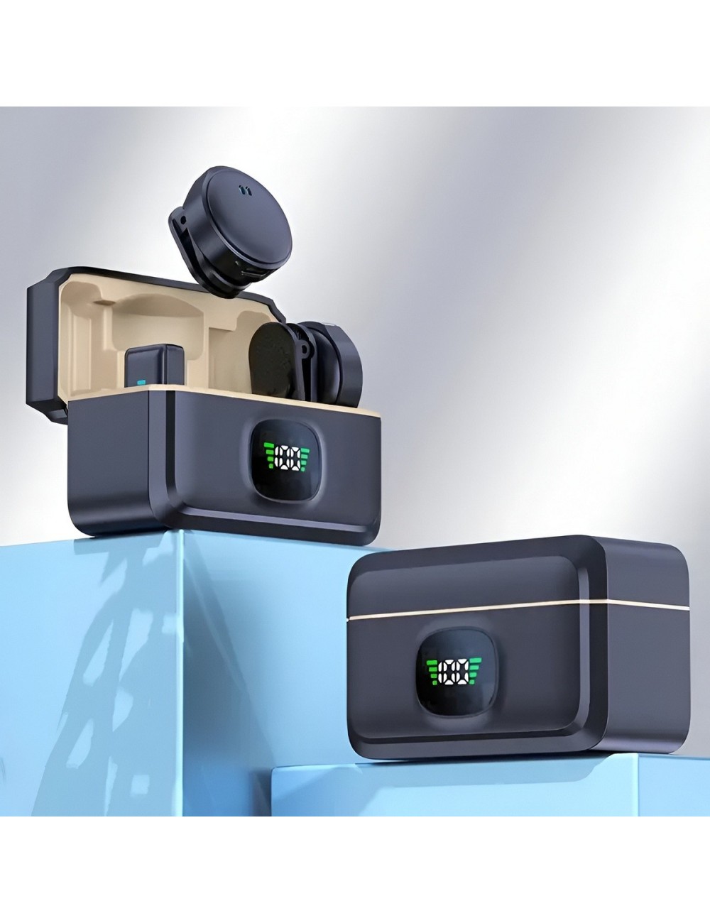 Micrófono Inalámbrico Solapa Sx21 Doble Reducción Ruido