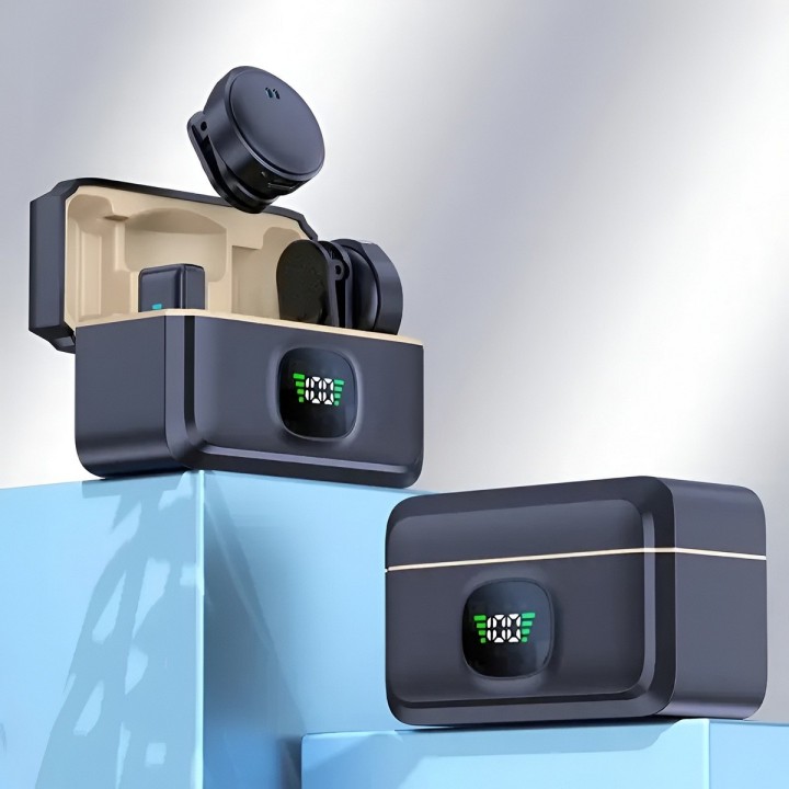 Micrófono Inalámbrico Solapa Sx21 Doble Reducción Ruido