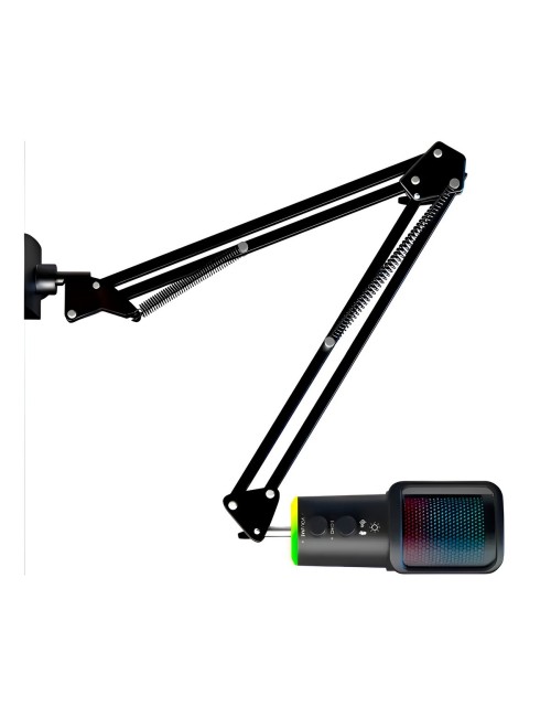 Micrófono Condensador Usb Rgb Profesional Brazo Articulado