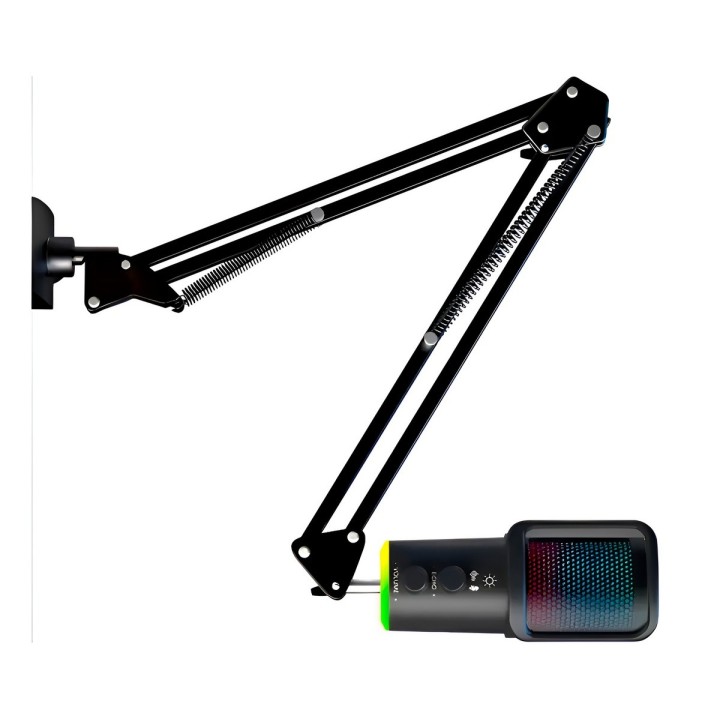 Micrófono Condensador Usb Rgb Profesional Brazo Articulado