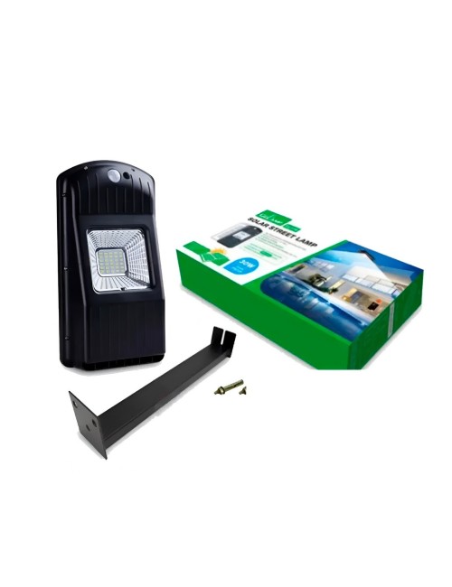 Lámpara Suburbana Solar 30w Con Altavoz Bluetooth Y Control
