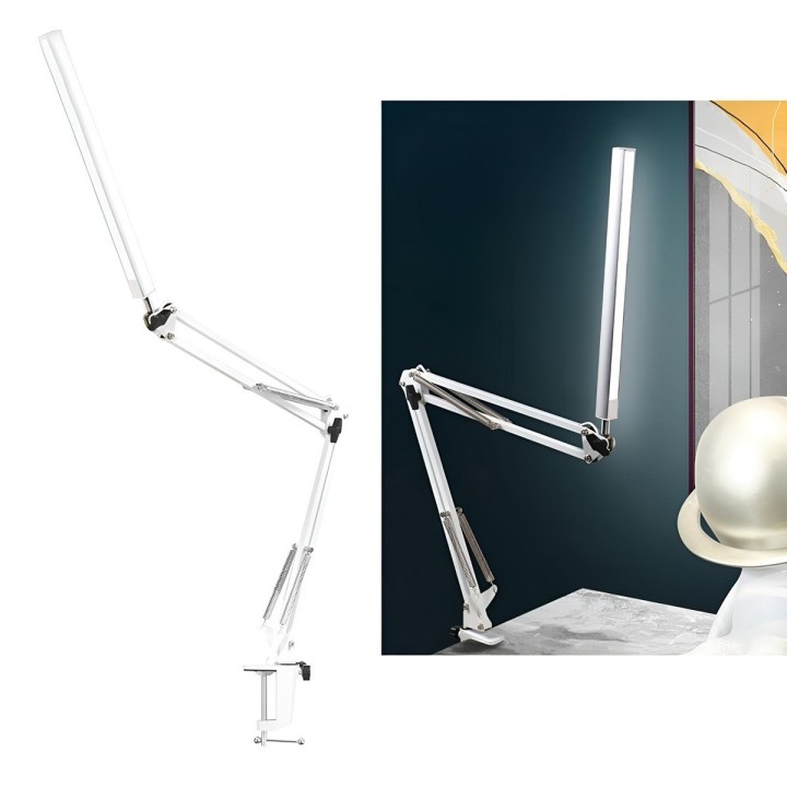 Lámpara De Escritorio Led Brazo Articulado Protección Ocular