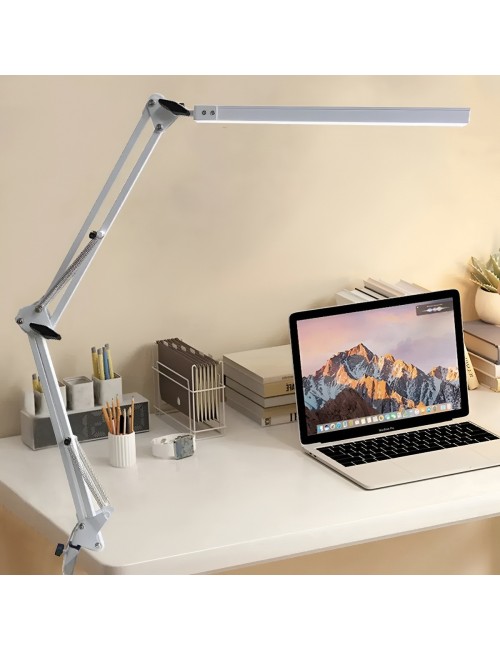 Lámpara De Escritorio Led Brazo Articulado Protección Ocular