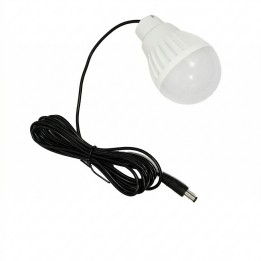 Ventilador Recargable Solar Portatil Con Lampara Led Y Bulbo