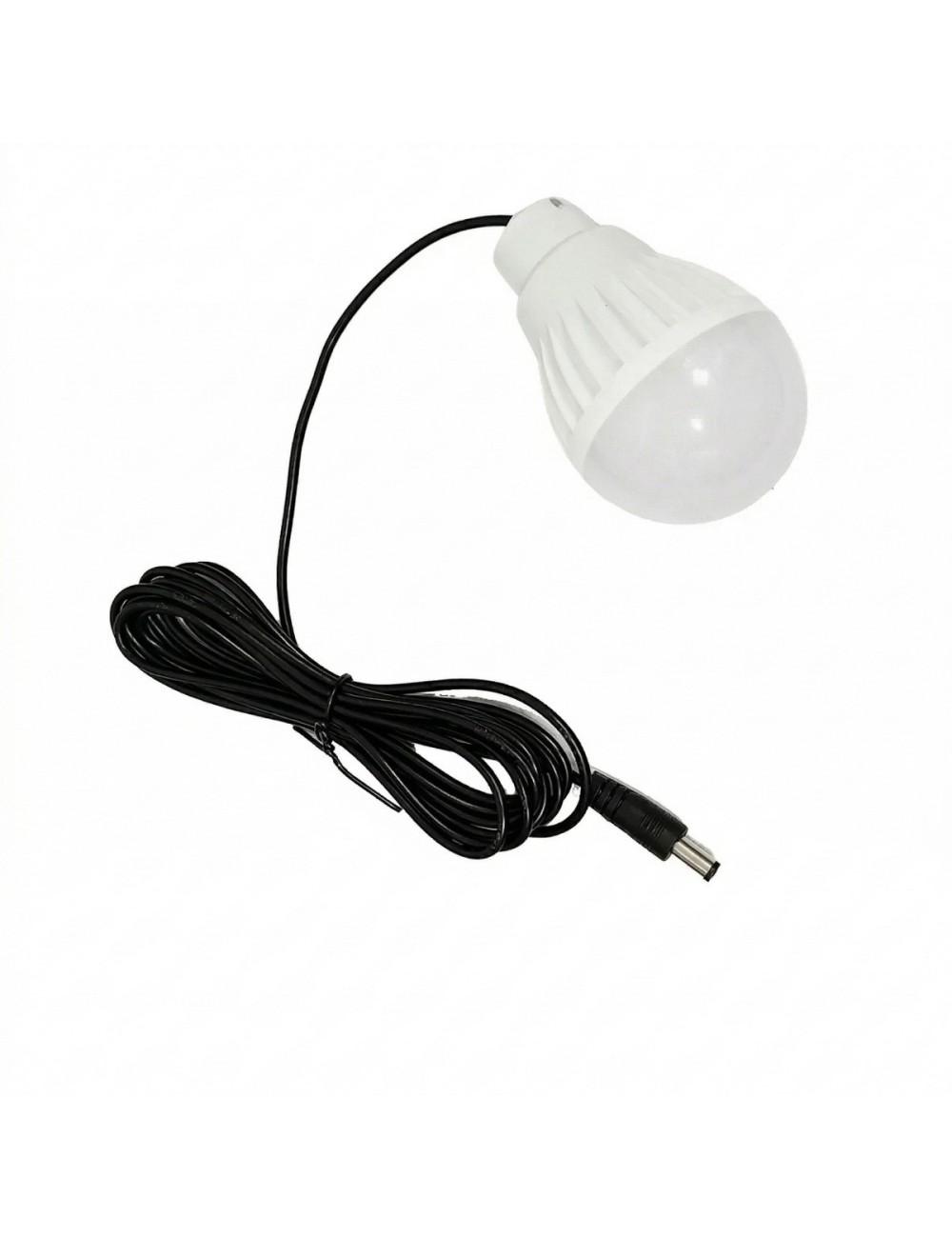 Ventilador Recargable Solar Portatil Con Lampara Led Y Bulbo